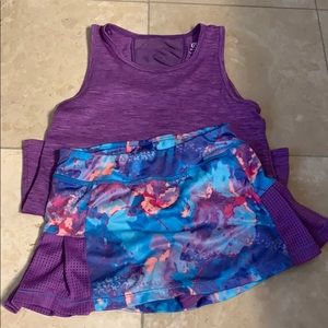 Champion tennis outfit tank with skort